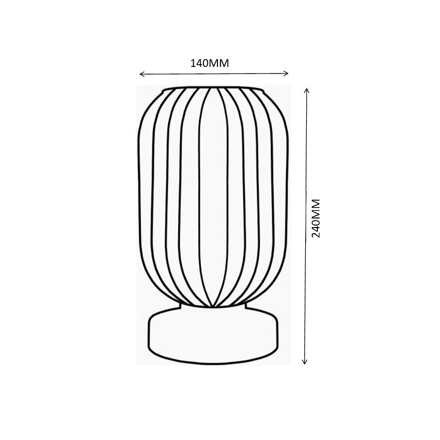 Globo - Stolní lampa 1xE27/40W/230V fialová