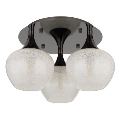 Globo - Přisazený lustr 3xE27/40W/230V antracit