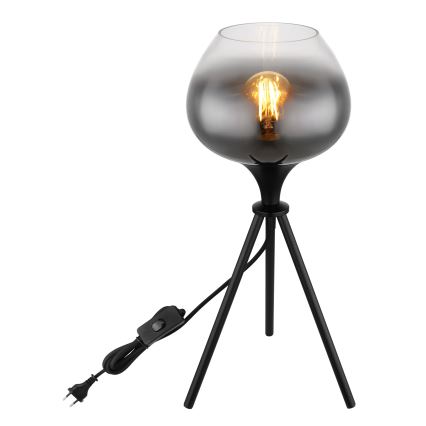 Globo - Stolní lampa 1xE27/40W/230V černá