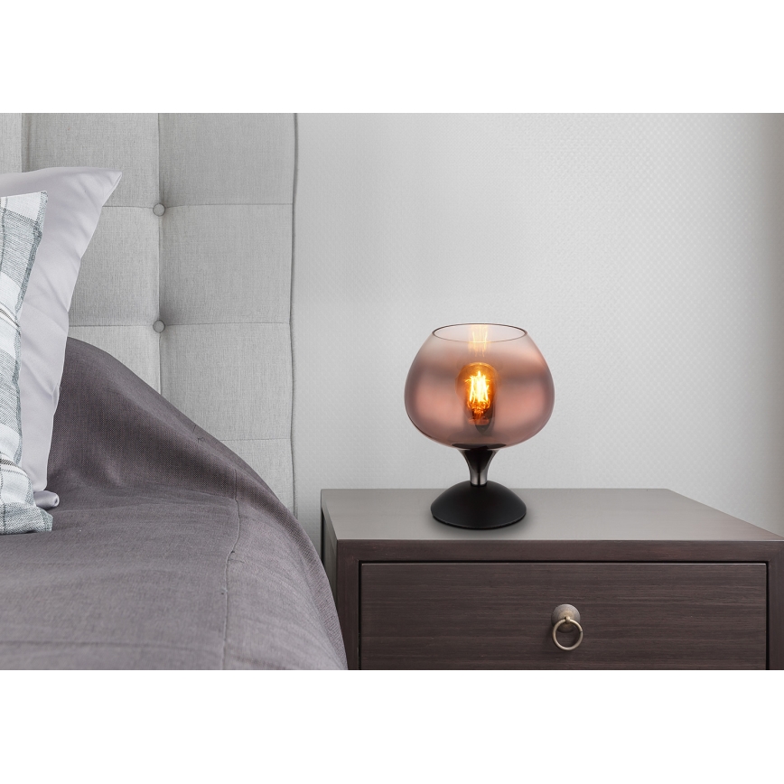 Globo - Stolní lampa 1xE27/40W/230V měděná