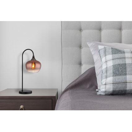Globo - Stolní lampa 1xE27/40W/230V měděná