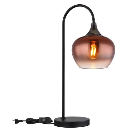 Globo - Stolní lampa 1xE27/40W/230V měděná