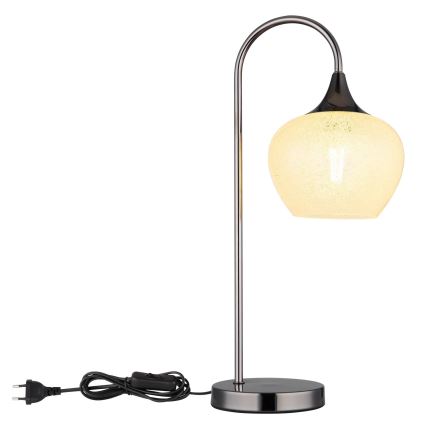 Globo - Stolní lampa 1xE27/40W/230V bílá/antracit