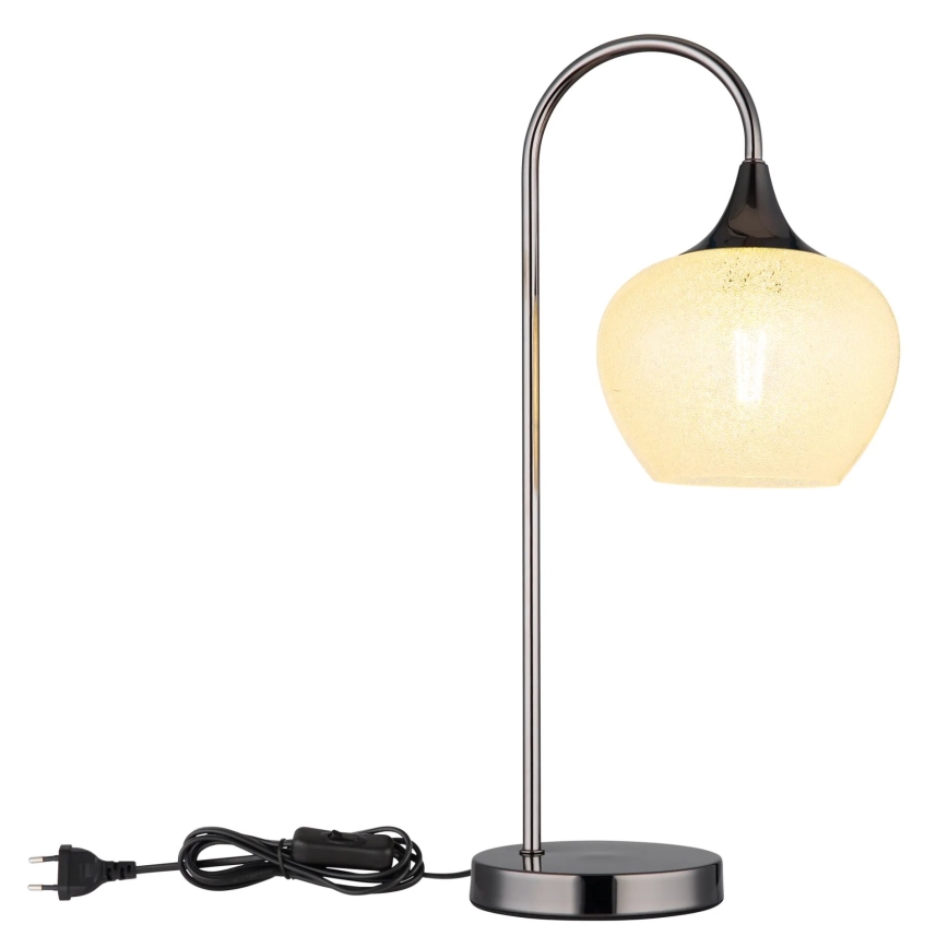 Globo - Stolní lampa 1xE27/40W/230V bílá/antracit