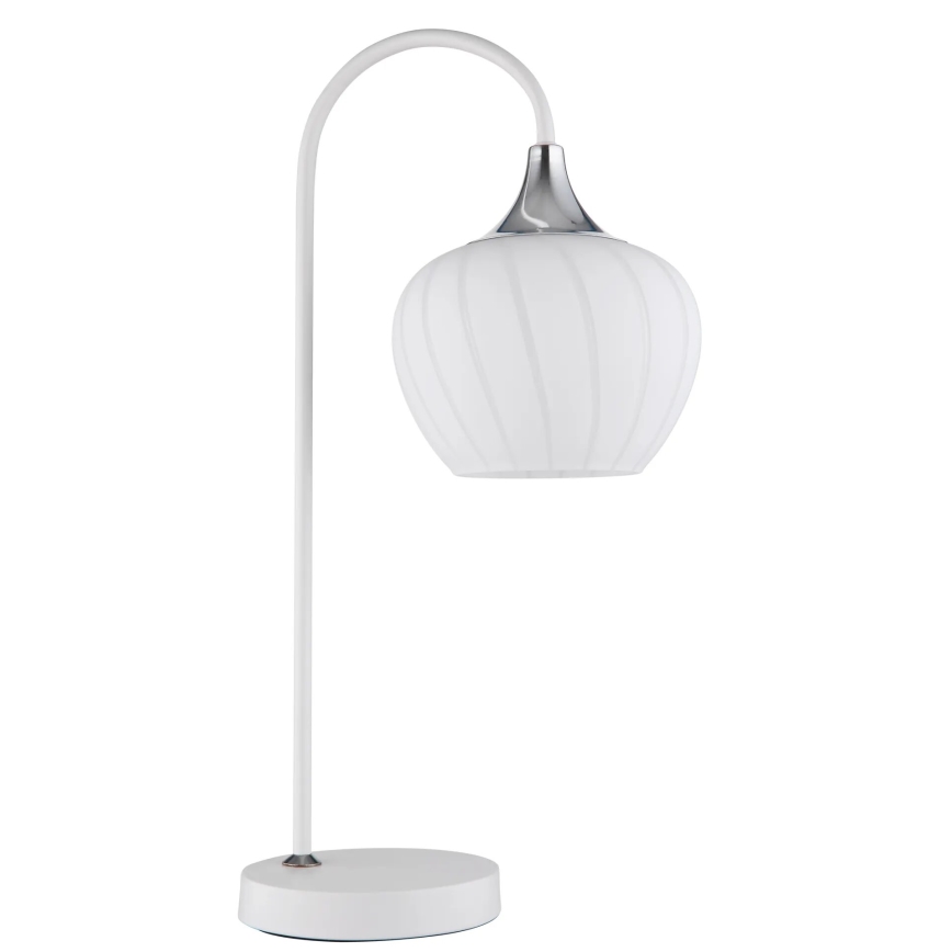 Globo - Stolní lampa 1xE27/40W/230V bílá