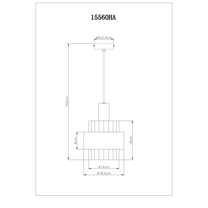 Globo - Lustr na lanku 1xE27/60W/230V