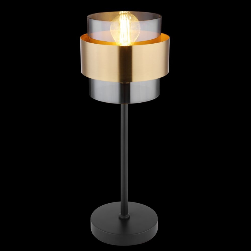 Globo - Stolní lampa 1xE27/60W/230V černá/mosaz