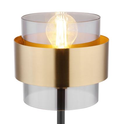 Globo - Stolní lampa 1xE27/60W/230V černá/mosaz