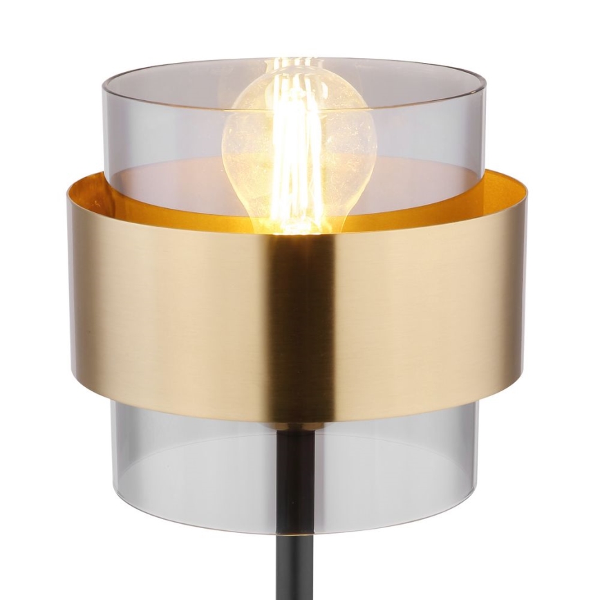 Globo - Stolní lampa 1xE27/60W/230V černá/mosaz