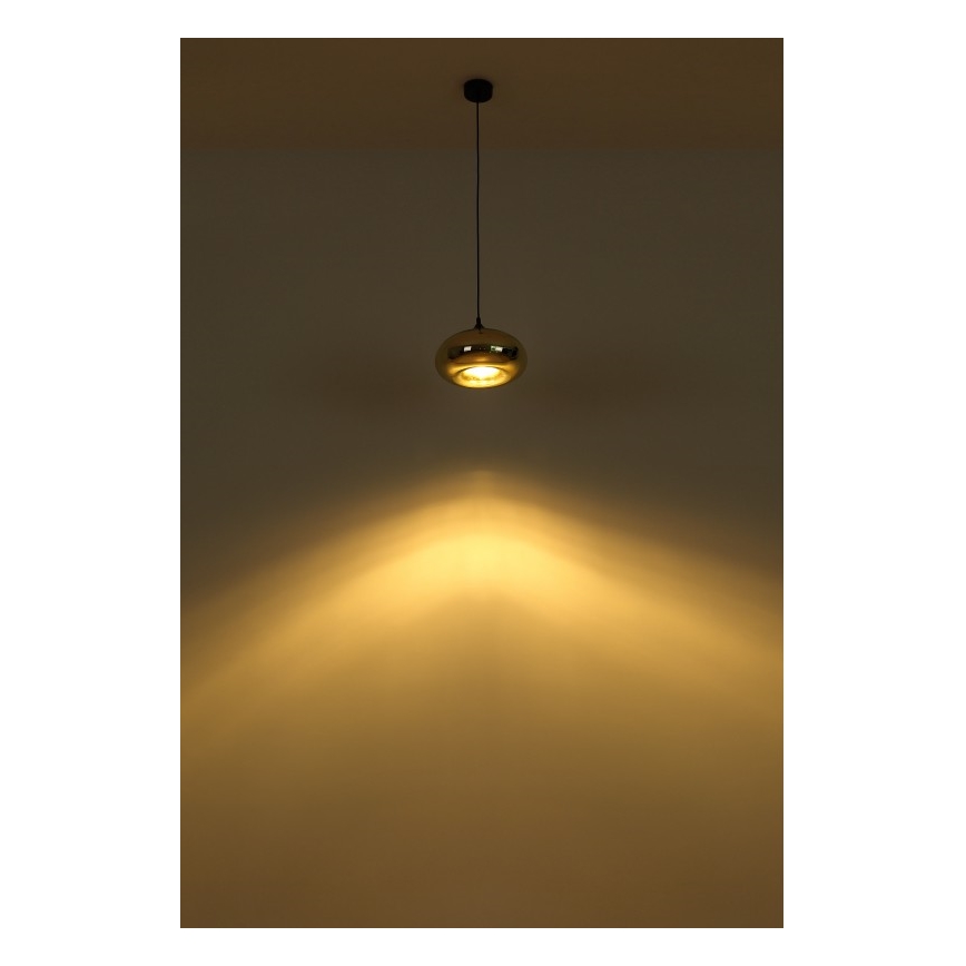 Globo - Lustr na lanku 1xE27/60W/230V lesklý chrom