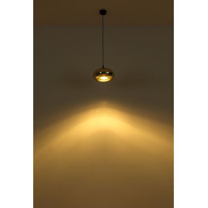 Globo - Lustr na lanku 1xE27/60W/230V zlatá