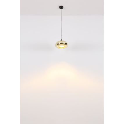 Globo - Lustr na lanku 1xE27/60W/230V zlatá