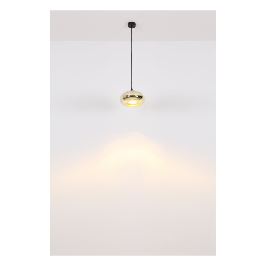 Globo - Lustr na lanku 1xE27/60W/230V zlatá