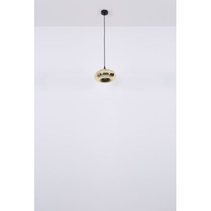 Globo - Lustr na lanku 1xE27/60W/230V zlatá