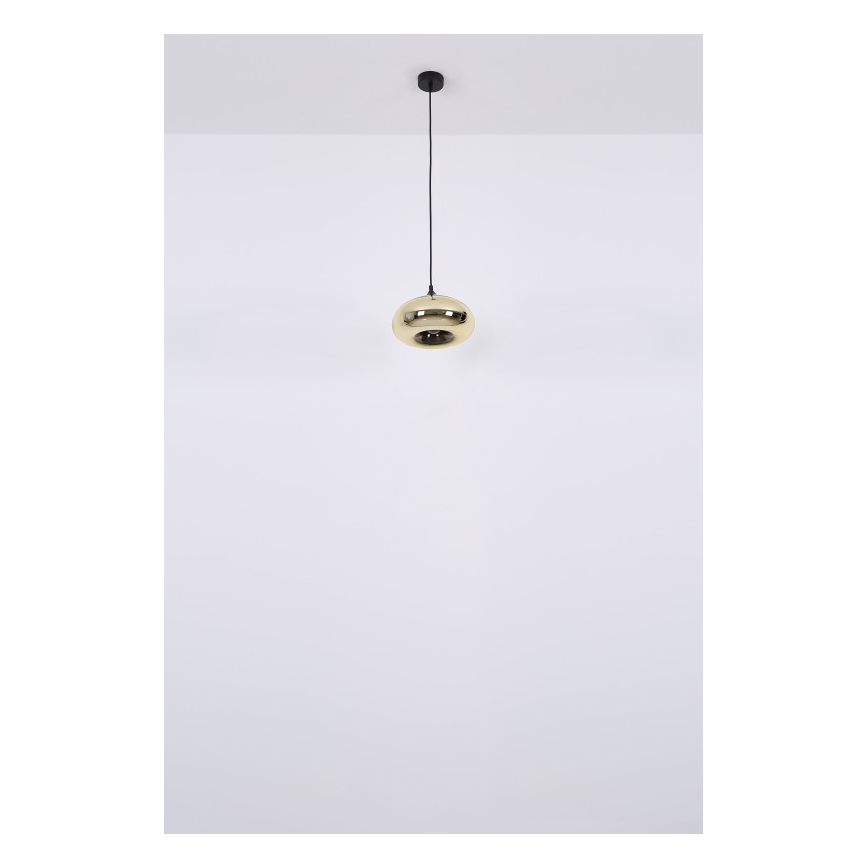 Globo - Lustr na lanku 1xE27/60W/230V zlatá
