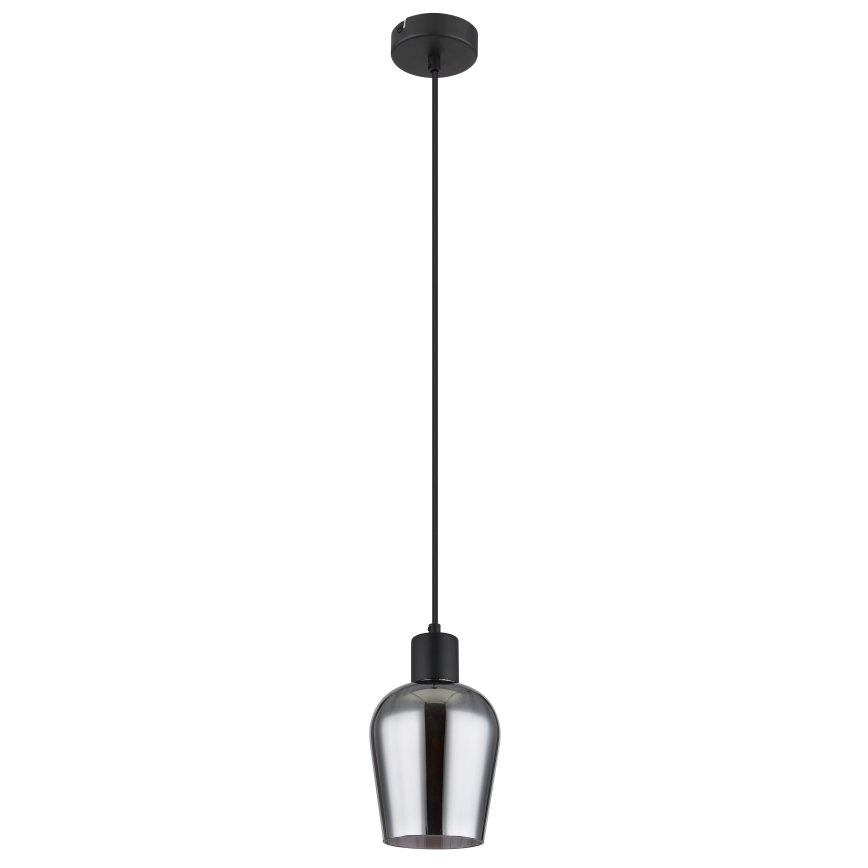 Globo - Lustr na lanku 1xE27/40W/230V pr. 13,5 cm černá