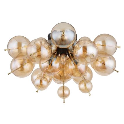 Globo - Přisazený lustr 3xE14/25W/230V pr. 55 cm zlatá
