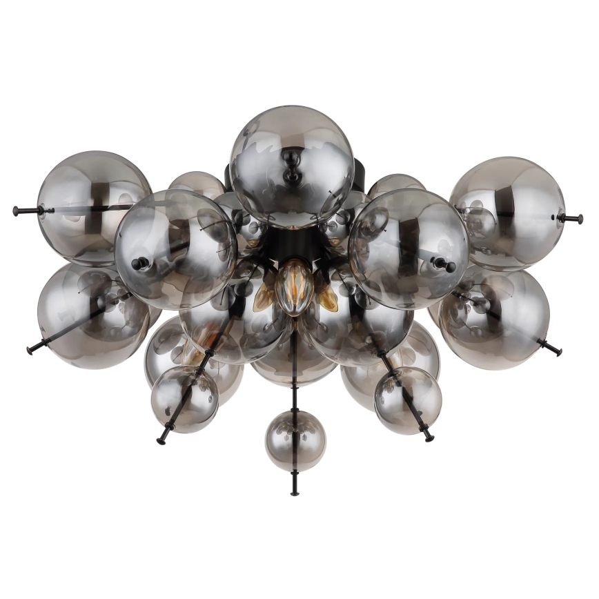 Globo - Přisazený lustr 3xE14/25W/230V pr. 55 cm černá