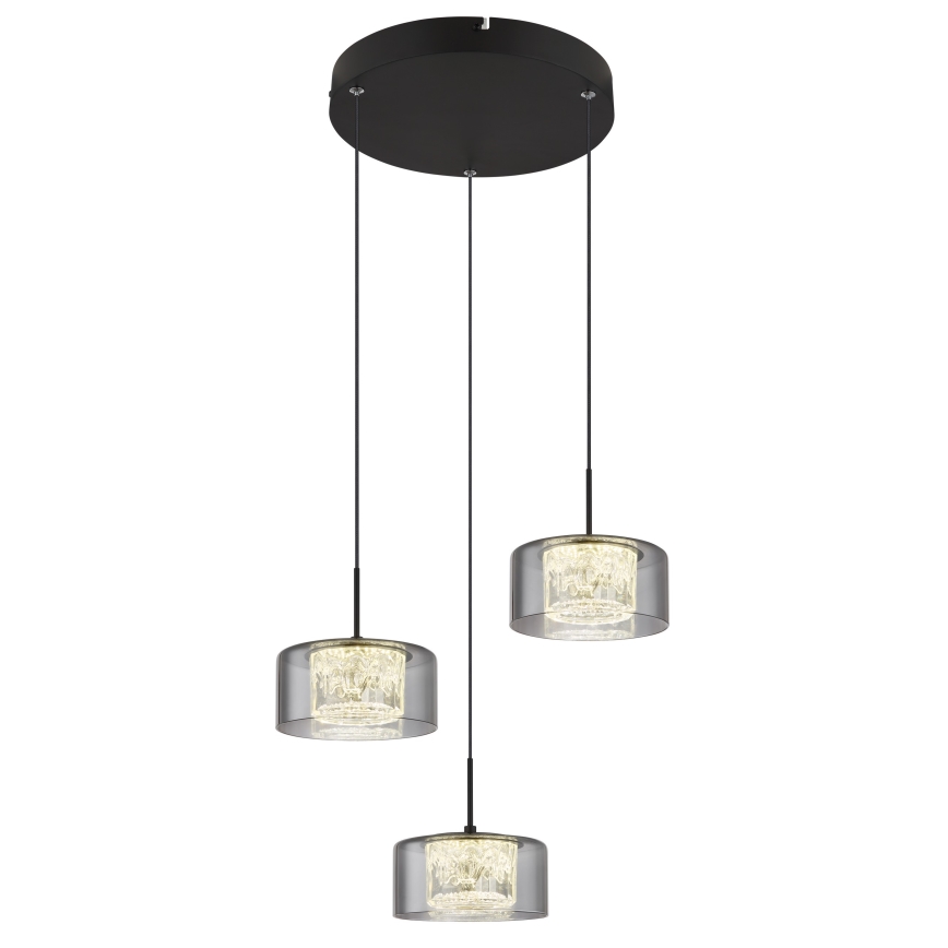 Globo - LED Lustr na lanku 3xLED/8W/230V