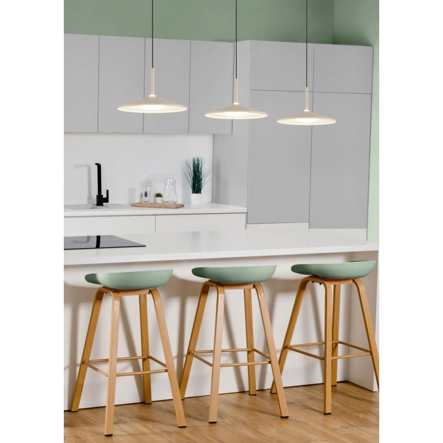 Globo - LED Lustr na lanku LED/24W/230V 4000K krémová