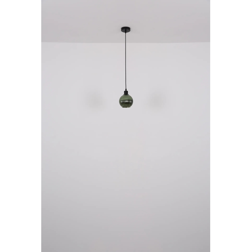 Globo - Lustr na lanku 1xE27/25W/230V pr. 15 cm měď