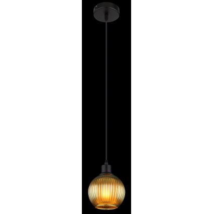 Globo - Lustr na lanku 1xE27/25W/230V pr. 15 cm zelená