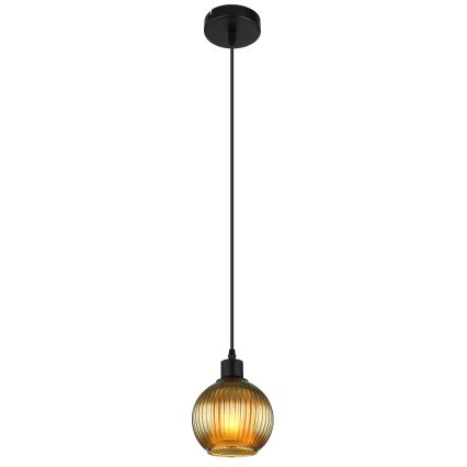 Globo - Lustr na lanku 1xE27/25W/230V pr. 15 cm zelená