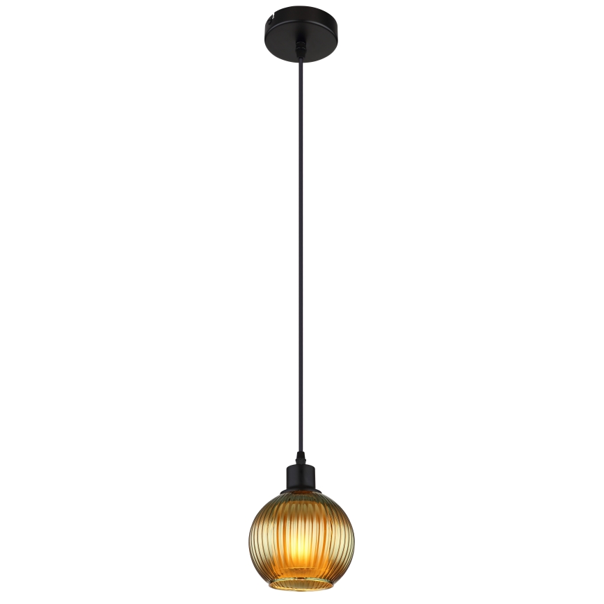 Globo - Lustr na lanku 1xE27/25W/230V pr. 15 cm zelená