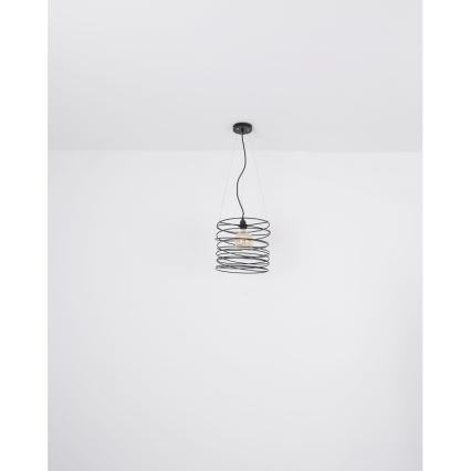 Globo 15640H - Lustr na lanku TILLY 1xE27/60W/230V černá