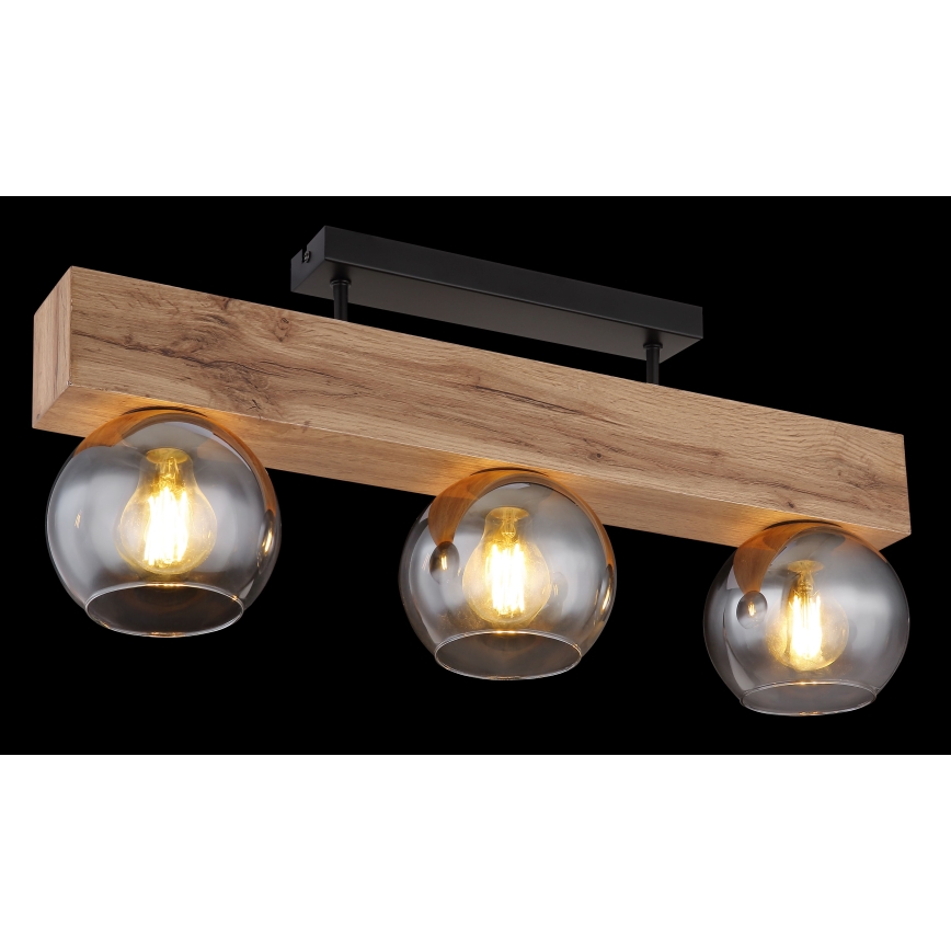 Globo - Lustr přisazený 3xE27/40W/230V