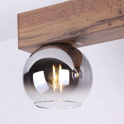 Globo - Lustr přisazený 3xE27/40W/230V