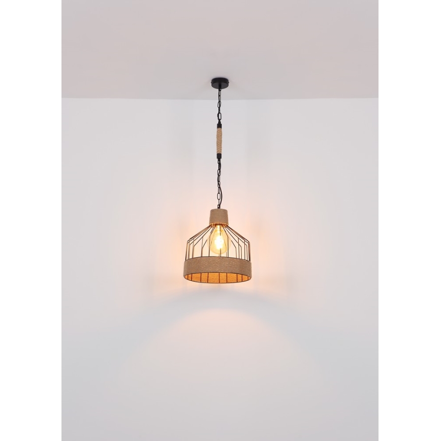 Globo - Lustr na řetězu 1xE27/60W/230V