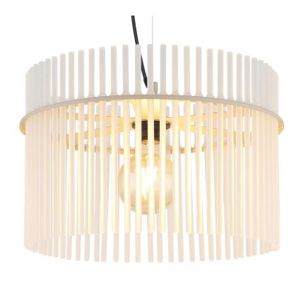 Globo - Lustr na lanku 1xE27/60W/230V pr. 40 cm krémová