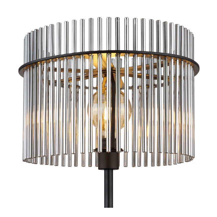 Globo - Stojací lampa 1xE27/60W/230V černá