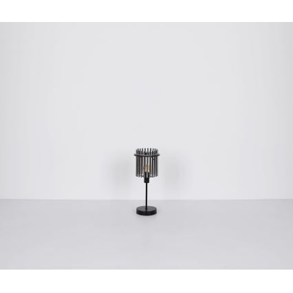 Globo - Stolní lampa 1xE14/40W/230V pr. 15 cm černá