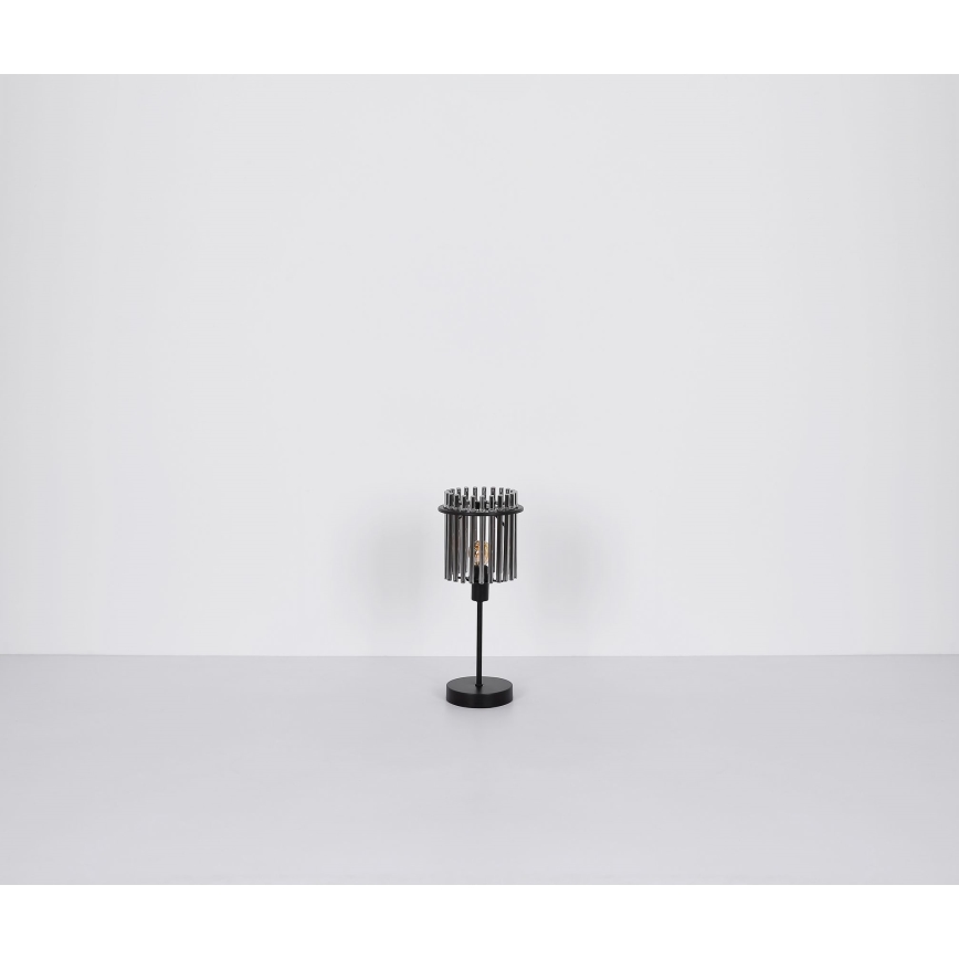 Globo - Stolní lampa 1xE14/40W/230V pr. 15 cm černá