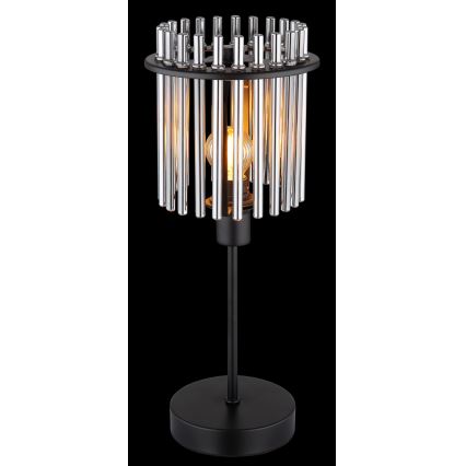 Globo - Stolní lampa 1xE14/40W/230V pr. 15 cm černá