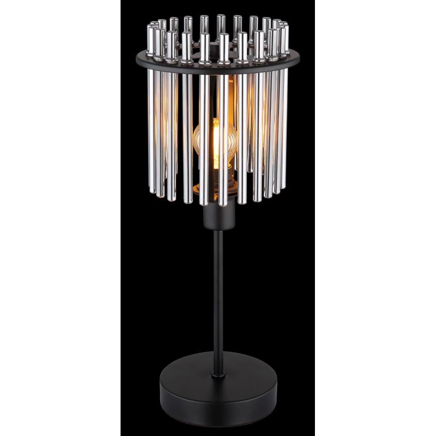 Globo - Stolní lampa 1xE14/40W/230V pr. 15 cm černá