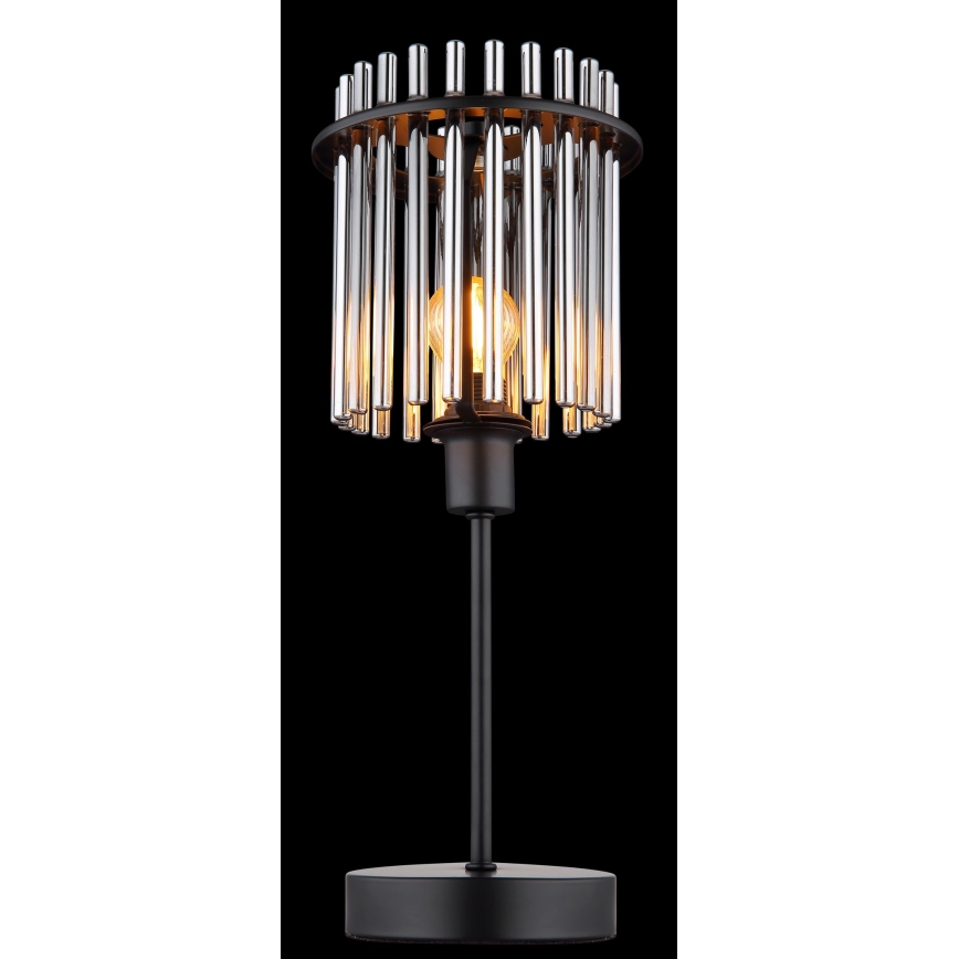 Globo - Stolní lampa 1xE14/40W/230V pr. 15 cm černá