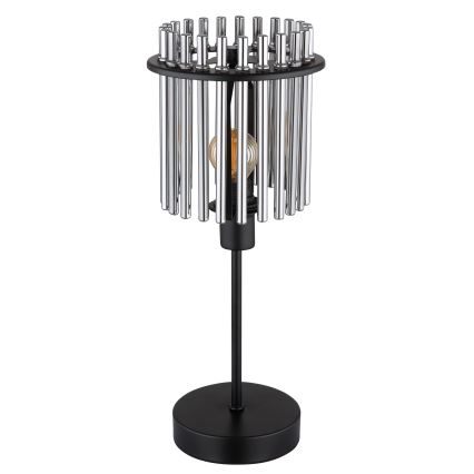 Globo - Stolní lampa 1xE14/40W/230V pr. 15 cm černá