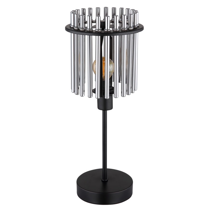 Globo - Stolní lampa 1xE14/40W/230V pr. 15 cm černá