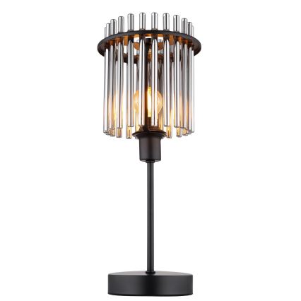 Globo - Stolní lampa 1xE14/40W/230V pr. 15 cm černá