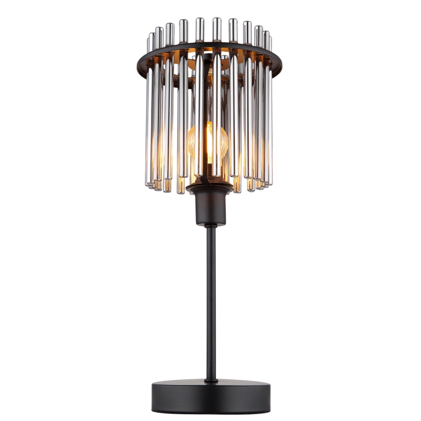 Globo - Stolní lampa 1xE14/40W/230V pr. 15 cm černá