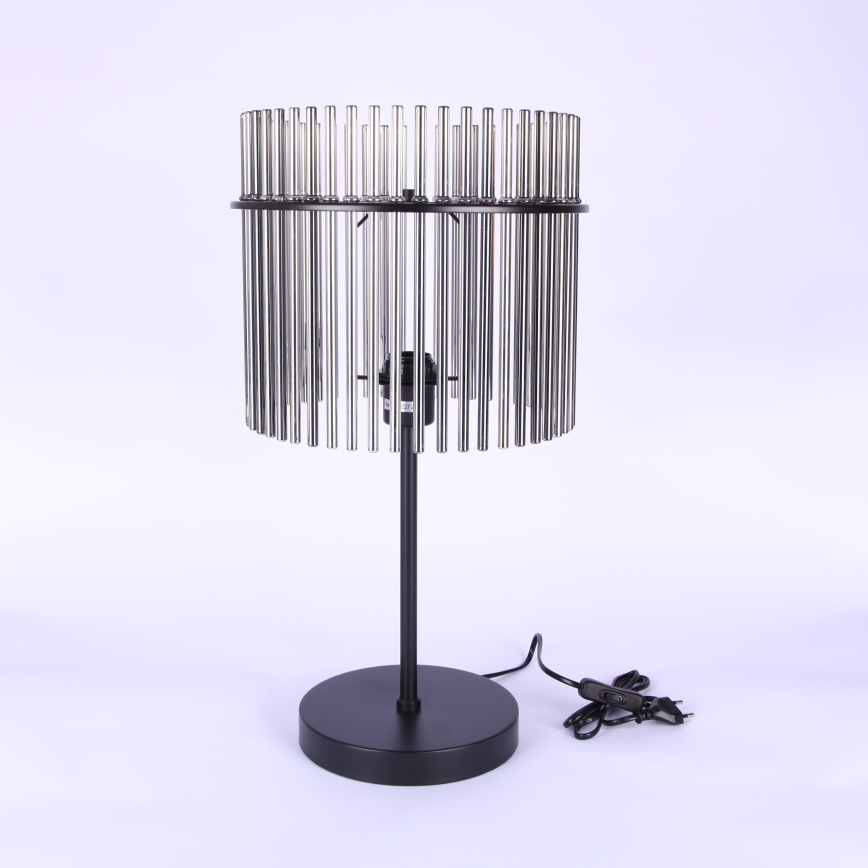 Globo - Stolní lampa 1xE27/60W/230V pr. 30 cm černá