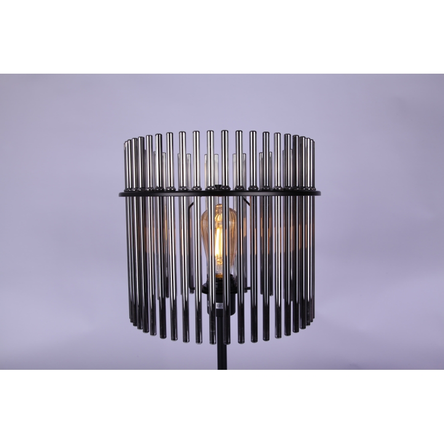 Globo - Stolní lampa 1xE27/60W/230V pr. 30 cm černá