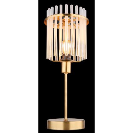 Globo - Stolní lampa 1xE14/40W/230V pr. 15 cm zlatá