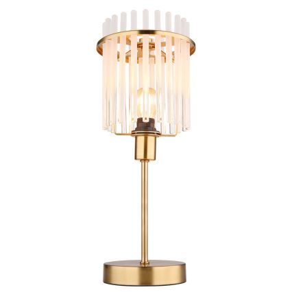 Globo - Stolní lampa 1xE14/40W/230V pr. 15 cm zlatá