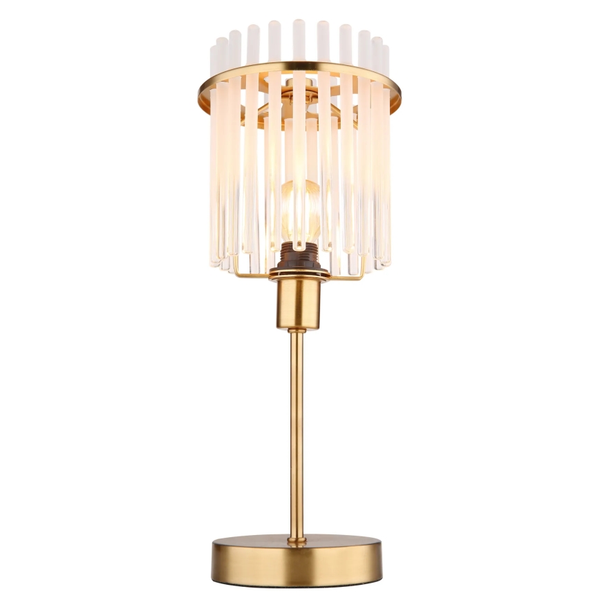 Globo - Stolní lampa 1xE14/40W/230V pr. 15 cm zlatá