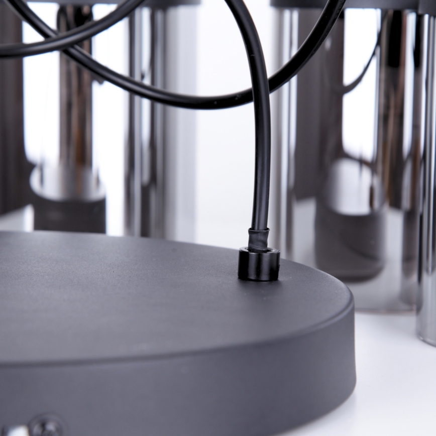 Globo - Lustr na lanku 3xE27/15W/230V pr. 27 cm dub