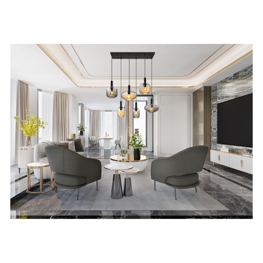 Globo - Lustr na lanku 6xE27/60W/230V